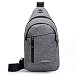 Produktbild Herren Rucksäcke,BestShope Retro Messenger Tasche Einfarbig Schultertasche Brusttasche Gürteltasche Sport FreizeitRucksack Neutraler Rückentasche Beuteltasche Handtasche Reißverschluss Reisetasche