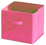 Alsapan Compo Fabric Storage Box, 28 x 27 x 27 cm, Light Pink (Kitchen &amp; Home)