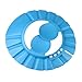 Chinatera Adjustable Baby Kids Shampoo Cap Bath Shower Cap Wash Hair Ear Shield (Blue)