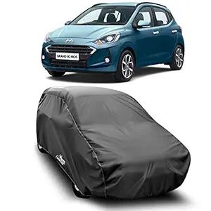 DREAM STORE - Water Resistant - dust Proof - car Body Cover for Hyundai The Grand i10 Nios car Cover - Water Resistant UV Proof - car Body Cover (Grey Without Mirror)