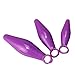 Price comparison product image Anal Plug Prober with Finger Loop Bullet Anal Sex Toys Booty Adult Silicone Butt Plugs mid-Night Backyard Sex Game for Couple,S