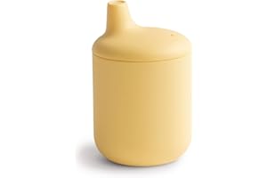 mushie Schnabeltasse für Babys ab 6 Monaten | BPA-Frei | Sichere, Hochwertige & Langlebige Erstausstattung für Kleinkinder Kinder Jungs & Mädchen | (Pale Daffodil)
