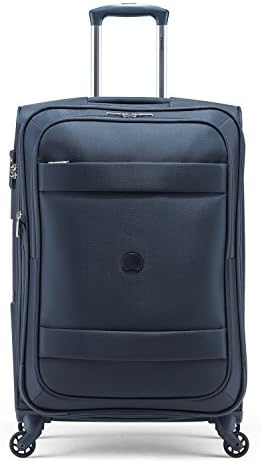 Delsey Indiscrete Soft 69Cm Night Blue Check-In Trolley Luggage (00303581002)