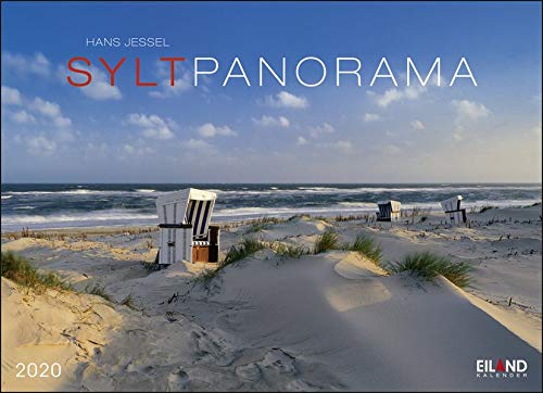 Sylt Panorama: Hans Jessel. Wandkalender 2020. Monatskalendarium. Spiralbindung. Format 23,5 x 17 cm