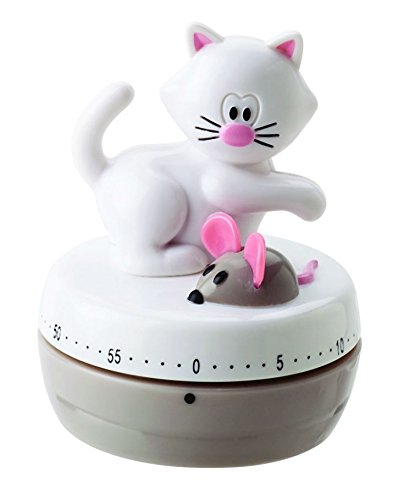 Joie 12444 Küchen-Timer Miau, Kunststoff, mehrfarbig, 45 x 35 x 25 cm