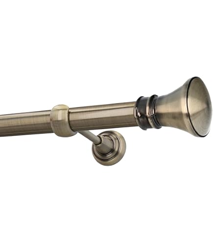 Asta Per Tende Regolabile Goyugore Oro 48-84 Pollici - Diametro 2,8 Cm, Terminali A Sfera, Resistente Fino A 18kg Per Soggiorno E Camera