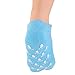 Makhry SPA Moisturizing Gel Socks with Vitamin E For Dry Cracked Heel Care Skin Repair Therapy Treatment Comfy Recovery Socks (Blue)