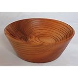 Holzschale Rüster Ø14cm / Unikat Öko Design Schale Holz Geschenk Rustikal Baumstamm Jahresringe Obstschale Dekoschale