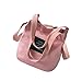 Produktbild LeeY Damen Handtasche Shopper Handtasche rot Elegant Schwarze Umhängetasche Tasche Groß Portemonnaie Damen Gross mit Schultertaschen Henkeltaschen Taschen Schwarz Blau Dunkelblau Rosa Gelb (Rosa)