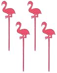 Plastic Flamingo Cocktail Sticks, Pack of 24