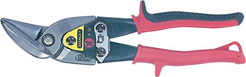 Preisvergleich Produktbild Blechschere MaxSteel Durchlauf rechts Grifffarbe grün Einhandbedienung Stanley