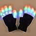 Produktbild SOLMORE LED leuchtende Handschuhe 6 Modus Spielzeuge Gloves Tanzen blinkende Bunte Finger Kostüm Beleuchtung Geschenk für Mädchen Junge Club