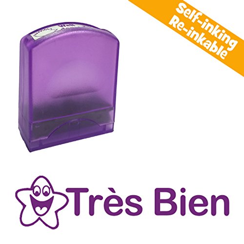 Très bien Self-inking, Reinkable Low Cost French Teacher Stamp