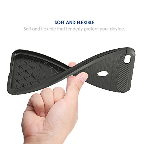 Simpeak Funda Huawei P8 Lite 2017  Fundas Huawei P8 Lite 2017   Honor 8 Lite Nova Lite Carcasa P8 Lite 2017  No para Huawei P8 Lite  Funda Gel Silicona Premium TPU 5 2 Pulgadas  Gris