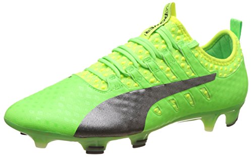 Puma Herren Evopower Vigor 1 FG Fuballschuhe, Grn (Green Gecko-Puma Black-Safety Yellow 01), 42.5 EU