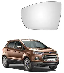 CARIZO Rear View Mirror Glass (Left) for Ford EcoSport (Type-1) 2013-2017