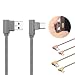 Produktbild superior ZRL® Angled USB Typ C Kabel 90 Degree Nylon Geflecht USB Typ C zu USB A und Fast Sync Datenkabel für Galaxy S8/Plus, Google Pixe, Nexus 6p, OnePlus 5, Huawei Mate 9 und vieles mehr.