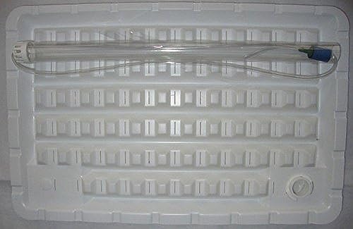 Lapwater Fish Tank Under Gravel Filter with Uplift Tube 23" x 11" for Aquarium 24" x 12"