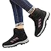 Produktbild TianWlio Stiefel Frauen Winter Warm Schuhe Stiefeletten Boots Halten Schlüpfen Schneestiefel Weihnachten Freizeit im Freien Warm Sportschuh Halten Flache Dicke Untere Damen Schnee Stiefel