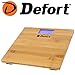 Produktbild Digitalwaage in Bamboo - Personenwaage bis 180 kg - Elektronische Personenwaage aus Holz Bambus Bambus Badezimmer Elektrische - Minimum Approximation 0.1 kg - dsl-180-h