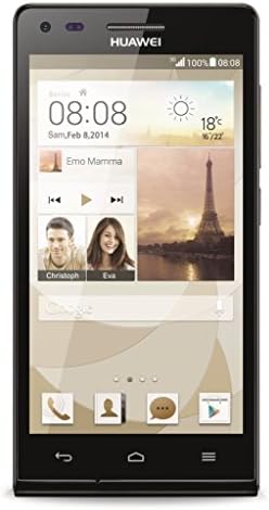 Huawei Ascend G6-Smartphone , Sim Free Android (screen 4.5 ", 8MP camera, 4 GB, 1.2 GHz, 1 GB RAM),Black (Imported)