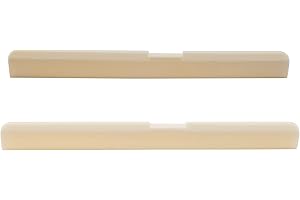 Musiclily Selleta de Hueso para Puentes de Guitarra Clásica,DJ-06 80x3x9/8mm (2 piezas)