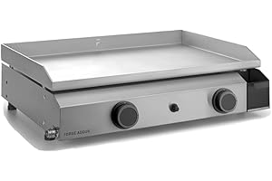 Forge Adour Plancha gaz 6400w plaque inox 59.5x39.5cm base g60i