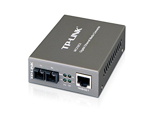 TP-Link MC210CS - Convertidor e Medios para Fibra óptica, Gris