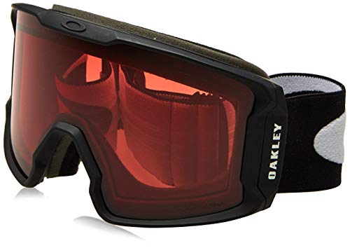 Oakley Line Miner Gafas Deportivas, Hombre, Matte Black, Prizm Rose/Cat 1