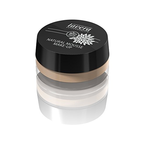 lavera Natural Mousse Makeup Foundation ∙ Farbe Ivory Hautfarbe ∙ matter Teint & cremige Textur ∙ Natural & innovative Make up ✔ vegan ✔ Bio Pflanzenwirkstoffe ✔ Naturkosmetik ✔ Teint Kosmetik 1er Pack (1 x 15 g) - 7