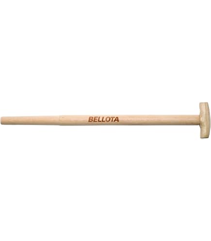 Bellota Manche Long à Anneau Pour Bêche - Manche En Bois PEFC Ergonomique