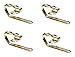 Produktbild Bulk Hardware BH03671 EB Gardinenband/Gardinenhaken, messingbeschichtetes Metall, 50 Stück