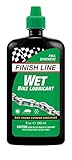 Finish Line WET Bike Lubricant Squeeze Bottle, 8 oz.