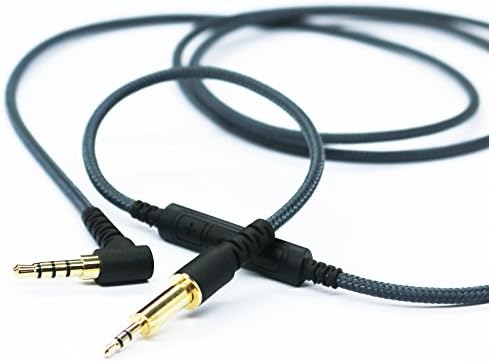 KetDirectReplacememt Cable Remote volume & Microphone for apple iphone Samsung & Android phone to AKG K450 K451 K452 K480 Q460 Headphones 1.2m(3.9ft)