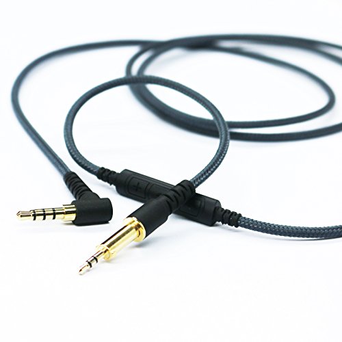 KetDirectReplacememt Cable Remote volume & Microphone for apple iphone Samsung & Android phone to AKG K450 K451 K452 K480 Q460 Headphones 1.2m(3.9ft)
