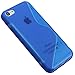 Produktbild Style Icon Apple Iphone 5 5G 5S Blue Silicone Gel S Line Grip Case Cover For Apple Iphone 5 5G 5S By G4GADGET®