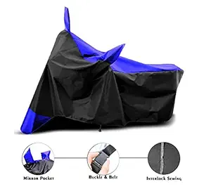 CRONEX -Yamaha MT 15 Two Wheeler|Bike Cover with Dust and Water Repllent with Premium Polyester Fabric_Blue Dual Tone