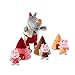 Produktbild Lilliputiens 86155 Handpuppe Wolf Nicolas und die 3 Schweinchen