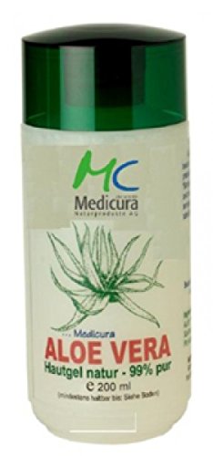 Preisvergleich Produktbild Medicura 6x Aloe Vera Hautgel 98,3% - 200 ml