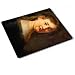 Produktbild Rembrandt - Portrait Of Saskia With Veil Oval, Designer Mousepad Unterlage Mauspad Maus-Pad Stark Anti Rutsch Unterseite für Optimalen Halt mit Lebhaftes Motiv Kompatibel mit allen Maustypen (Kugel, Optisch, Laser) Ideal für Gamer und für Grafikdesigner