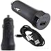 Produktbild HTC CC C600 2 A Fast Car Adapter Stecker und DC-M410 micro USB Daten Kabel für HTC One M9 M8 M8S A9/Desire Mini Max XL HD (nicht Retail Verpackung)