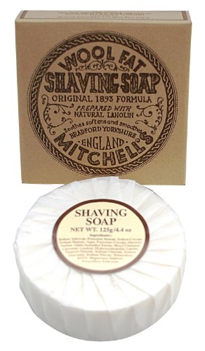 Mitchells Wool Fat Shaving Soap Refill (125 g)