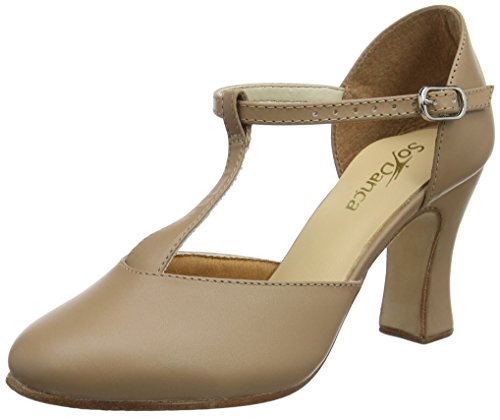 So Danca Ch98, Zapatos de Tap para Mujer, Beige (Caramel), 37 EU (M 7 L)