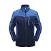 Produktbild LnLyin Herren Jacke Herbst und Winter Outdoor Tragen Fleece Hosen Herren Jacke Mantel Große Yards Dicke Warme Fleece Jacke Dunkel Blau XXXXL