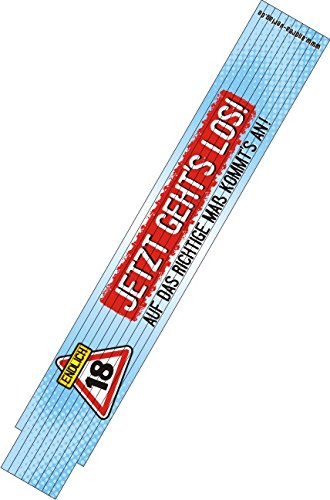 Zollstock für Männer 18 Jetzt gehts los Spezialzollstock zum 18. Geburtstag - 2