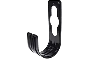 ZIRANEE Soporte para Manguera de Jardín,8.5 Pulgadas Percha Gancho de Manguera de Jardinería Gancho Flexible Expandible para Tubo de Manguera para Jardín al Aire Libre Negro