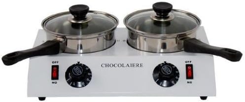 Gowe® 2 Pot Chocolate Melting Pot Top Quality, 2.5 Kg Chocolate