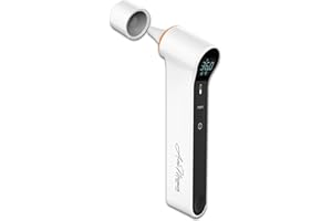 Avec Maman Baby Thermometer - Termómetro digital para bebés y adultos - Con pantalla e indicador luminoso y acústico - Termómetro infrarrojo frente y oído - Diseñado en Francia | Aprobado por la FDA