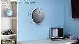 Star Wars Todesstern 3D Light FX LED Kinderlampe -Nachtlicht für kinder mit automatische Abschaltung und wandaufkleber – Death Star - 6