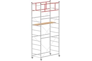 Échafaudage hauteur de travail 5,0 m en acier série TERNO 1 Made en Italy | SCEDIL